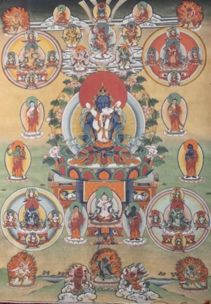 Vajradhara with Consort Thangka